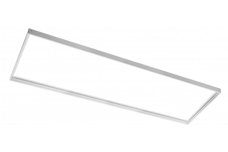 Cadre pour montage en surface de panneaux LED 30x120cm (TYPU KING, PRINCE, INNOVO), sans vis, blanc 1208959229