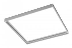 Cadre G-TECH pour le montage en surface de panneaux LED 45x45cm, sans vis, blanc 1208959231