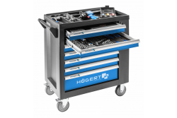 Hoegert Armoire à outils avec 7 tiroirs et porte latérale. 1208962009