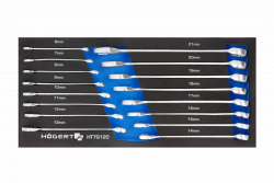 Hoegert Ensemble de clés mixtes 16 pièces en mousse technique 1208962030