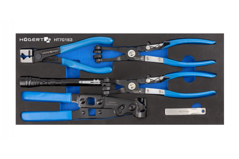 Hoegert Pinces pour sertir les bandes 5 pcs. 1208962069