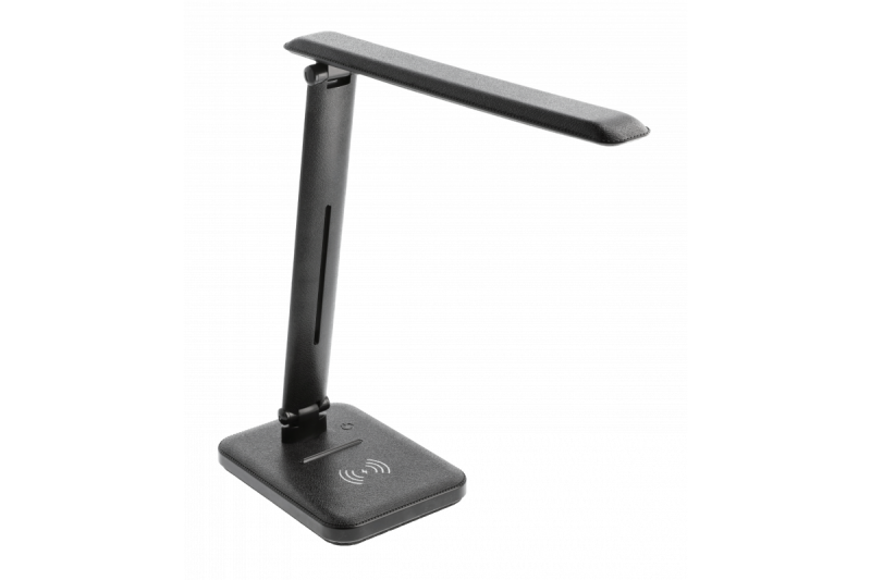 Decor Lampe de bureau LED IZUKA 6W 400lm AC220-240V 50/60Hz CCT chargeur inductif noir. 1208962497