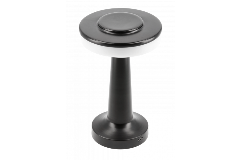 Decor Lampe de bureau Monum 3W 200lm DC 5V 1A 3000 K 3 deg. Batterie dimmable de 1800 mAh noire. 1208962504