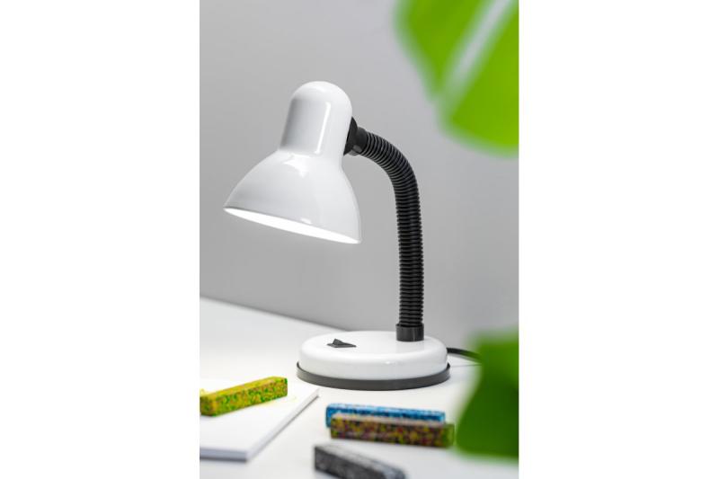 Decor Lampe de bureau RIO E27 max. 40W 220-240V blanche 1208962509