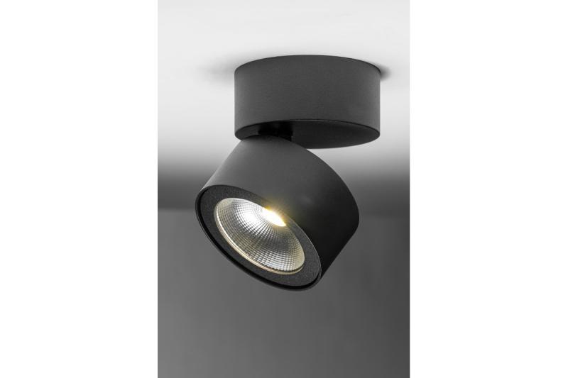 Decor Luminaire LED BLANC 15W 1500lm AC220-240V 50/60 Hz PF> 0.5 Ra≥80 IP20 IK06.36 ° 4000K rond noir. 1208962668