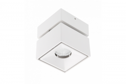 Decor Luminaire LED BIANCO 8W 680lm AC220-240V 50/60 Hz PF>0 9 Ra≥80 IP20 IK06 36° 4000K carré blanc. 1208962669