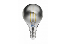 SOURCE DE LUMIÈRE LED, FILAMENT GRIS, A-G, G45, 2700K, E14, 4,0W, AC220-240V, 360°, 300lm, 44mA 1208962782