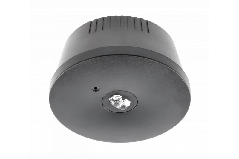 Notleuchte OGLA LED, 3W, 200lm, AC220-240V, 50-60Hz, IP20, 6400K, 3H, Einzelaufgabe, TEST, schwarz 1208963017