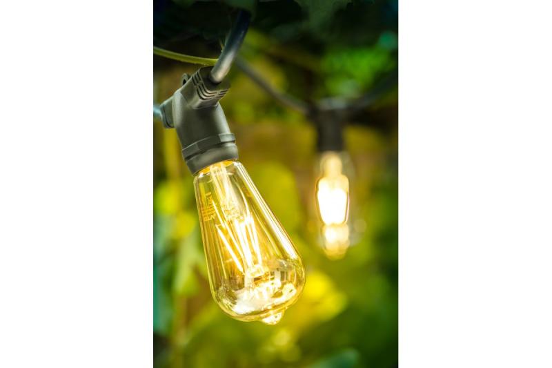 LED-Dekorationslampe, Glühfaden Vintage, ST64, E27, 4 W, 400 lm, AC 220–240 V/50–60 Hz, PF > 0,5, 3000 K 1208963178