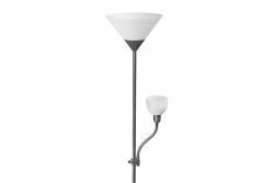 Decor Lampe sur pied BENFICA 2 max 60W - E27 max 40W - E14 AC220-240V 50/60Hz gris 1208963347