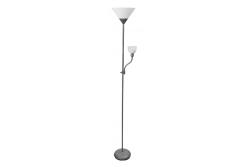Decor Lampe sur pied BENFICA 2 max 60W - E27 max 40W - E14 AC220-240V 50/60Hz gris 1208963347