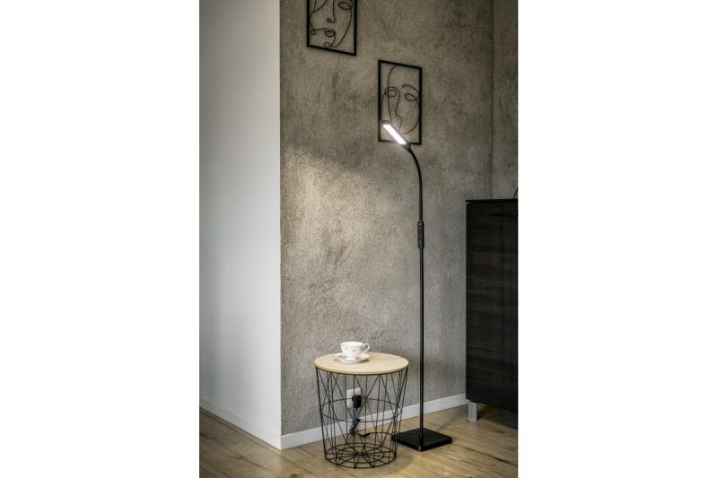 Decor Stehlampe Vasalia 8W 450lm AC220-240V 4-CCT 5-Stufen-Dimmung Timer45' PF>0 5 RA>80 Schwarz 1208963348