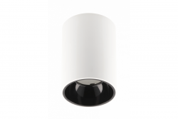 Decor Luminaire de plafond ARIES PC 73x105mm IP20 max 20W rond blanc/noir. 1208963818