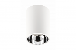 Decor Luminaire de plafond ARIES PC 73x105mm IP20 max 20W rond blanc/chrome 1208963821