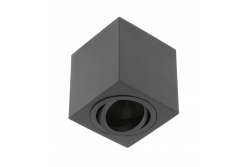 Decor Luminaire de plafond AVEIRO BIS en aluminium 80x80x90mm IP20 max 20W carré noir. 1208963836