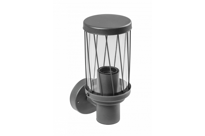 Decor KERTA-A Gartenleuchte E27 MAX.12W IP44 AC220-240V 50-60Hz einfache Wandleuchte oben Graphit 1208963906