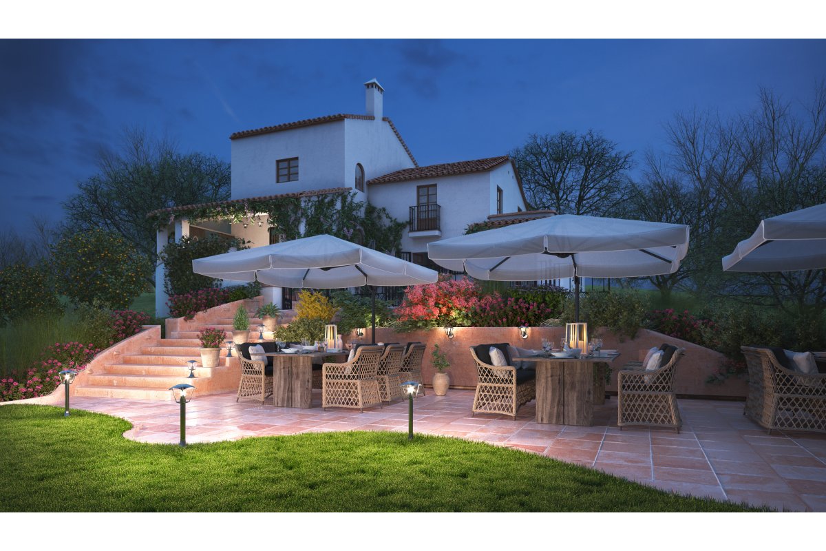 Decor Élément de jardin MARINA-PS E27 MAX.20W IP54 AC220-240V 50-60Hz pilier 30cm noir. 1208963932