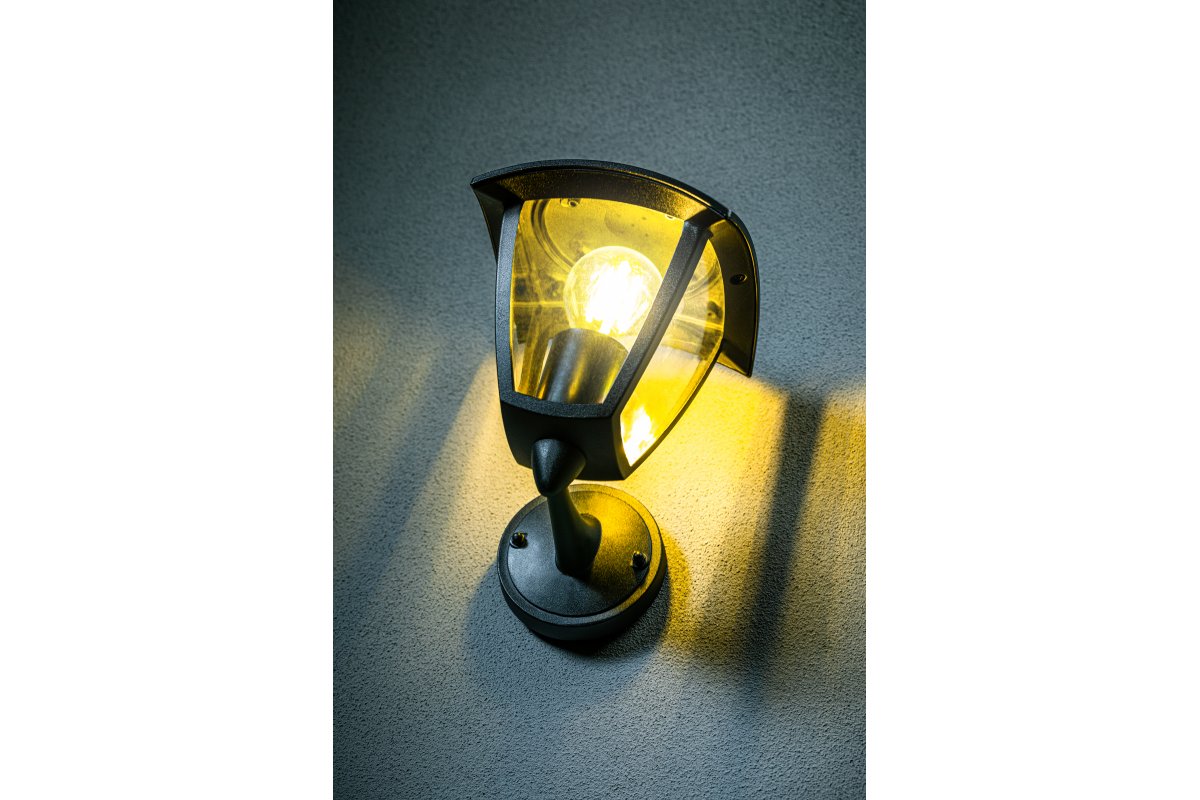 Decor Élément de jardin MARINA-AU E27 MAX.20W IP54 AC220-240V 50-60Hz applique supérieure droite noire. 1208963933