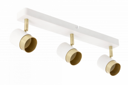 Decor Luminaire de plafond ORIO en aluminium 43.0x5.5x14.0 IP20 3*GU10 max. 50W rond blanc. 1208963966