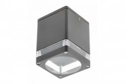 Decor Luminaire de plafond RIVEN alum 102x120 IP54 max 35W carré graphite 1208963983