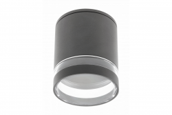 Decor Luminaire de plafond RIVEN alum 102x120 IP54 MAX.35W graphite rond 1208963984