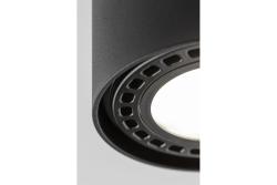 Decor Luminaire de plafond SAKURA alum. 120x85 IP20 ES111 GU10 rond noir. 1208963989