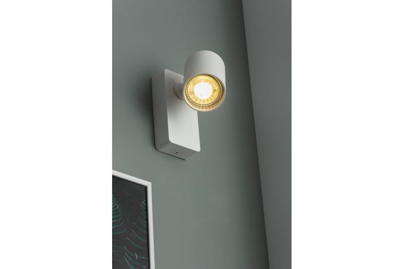Decor Wandbefestigung SANTO Aluminium IP20 max. 20W einzeln rund weiß 1208963994