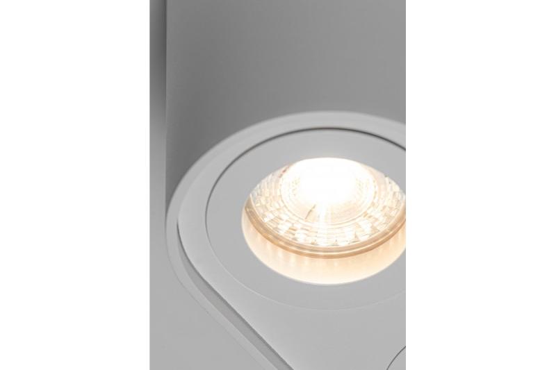 Decor Deckenleuchte SENSO DUO Alu 83x165x110 IP20 MAX 50W rund weiß 1208964010