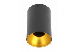 Decor Luminaire de plafond TENSA alum. 96x140 IP20 GU10 rond noir. 1208964018