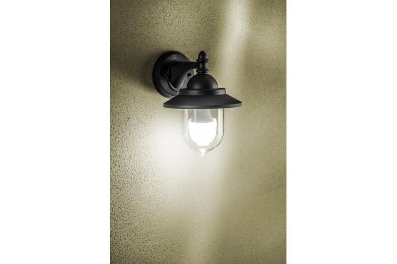Decor Gartenleuchte TOSKANA-AD E27 MAX.60W IP54 AC220-240V 50-60Hz matt schwarz 1208964026