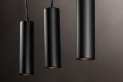 Decor Luminaire suspendu TRESOS II 3xGU10 en aluminium IP20 max. 3x20W noir. 1208964030