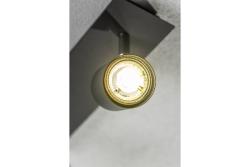 Decor Luminaire de plafond VENETO IP20 max. 20W 2 x GU10 rond noir 1208964038