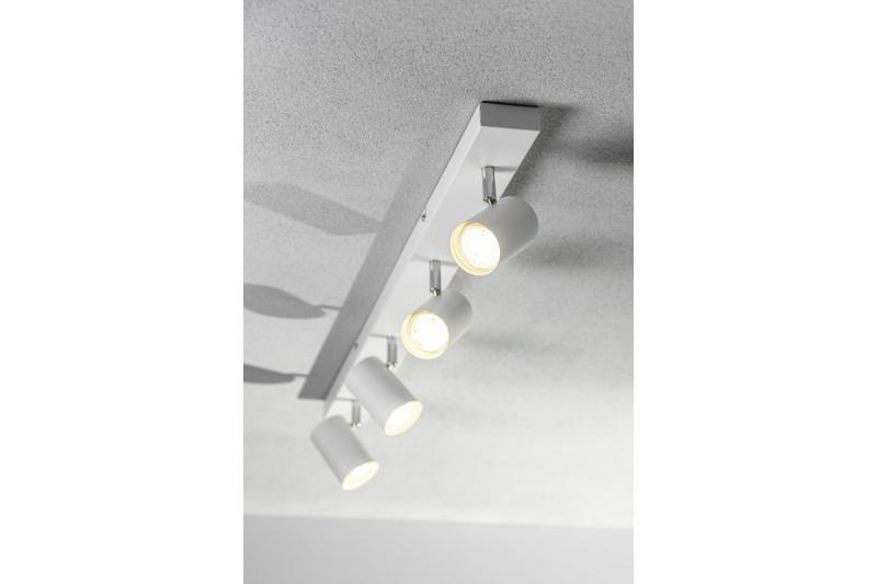 Decor Deckenleuchte VENETO IP20 max. 20W 4 x GU10 rund weiß 1208964041