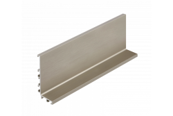 Aluminum profile, handleless system VELLO with LED function, L, inox, length 4.10 m 1208964222