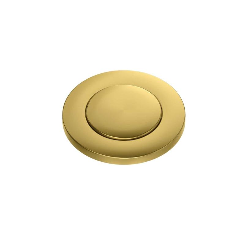 Quadri goldene Doppelspülbecken-Abflussgarnitur und Überlauf mit Push-to-Open Knopf gold 1208967590