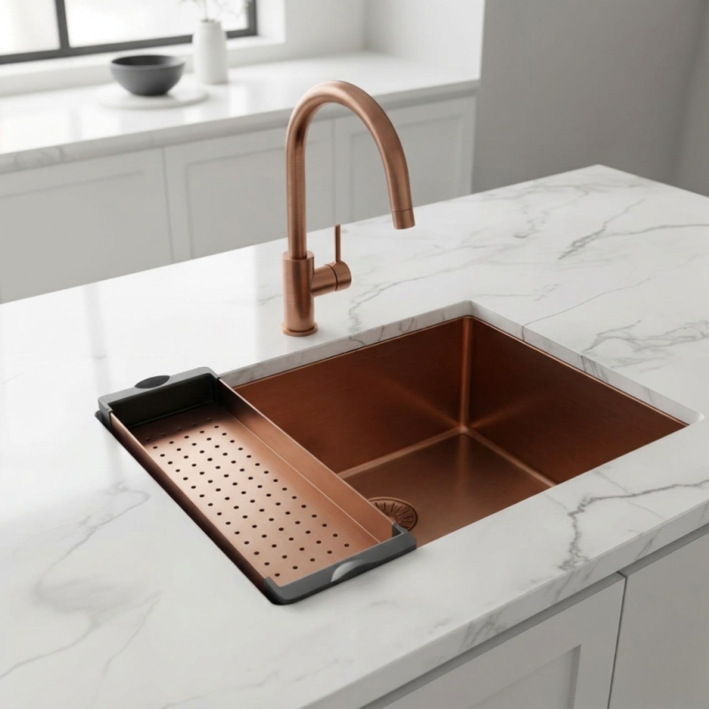 Pure.Sink Prestige Einsatzbecken Spülbecken Kupfer PPGCL40-62