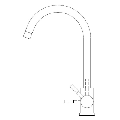 Robinet de cuisine Pure.Sink Elite Steel Stream Noir mat PS8044-10