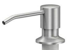 Distributeur de savon encastré Quadri Manchester en inox - Rechargeable par le haut 1208967655