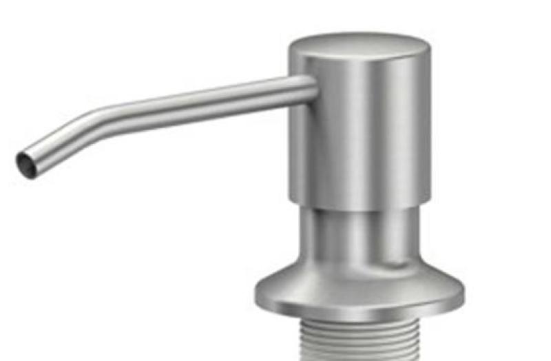 Distributeur de savon encastré Quadri Manchester en inox - Rechargeable par le haut 1208967655