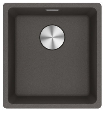 Franke Maris MRG 110-37 Fragranite Slate Grey Évier - Sous-meuble, Gris foncé 125.0714.602