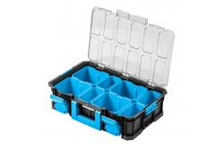 Organisateur Hoegert avec couvercle en polycarbonate et bacs
