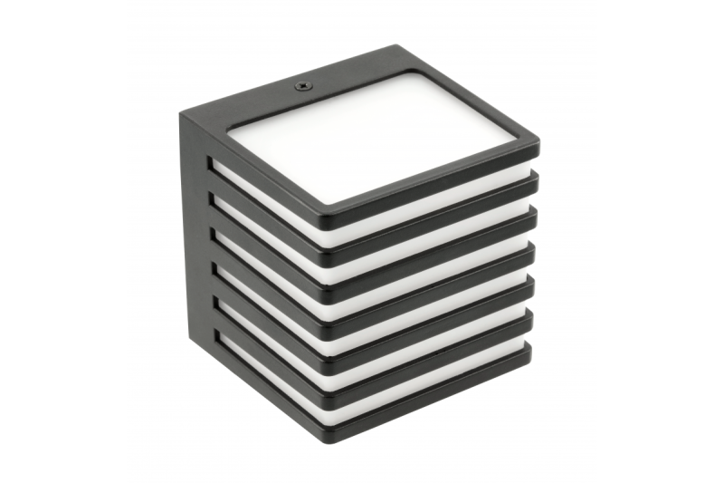 SIROLO LED-Leuchte 10W, 1000lm, IP54, AC220-240V, 50/60Hz, 4000K, schwarz