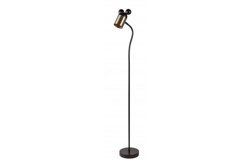 Stehlampe MOUSE, 0086, max.250V, 50/60Hz, 1*E27, max.25 W, IP20, Durchmesser 8 cm, schwarz/gold