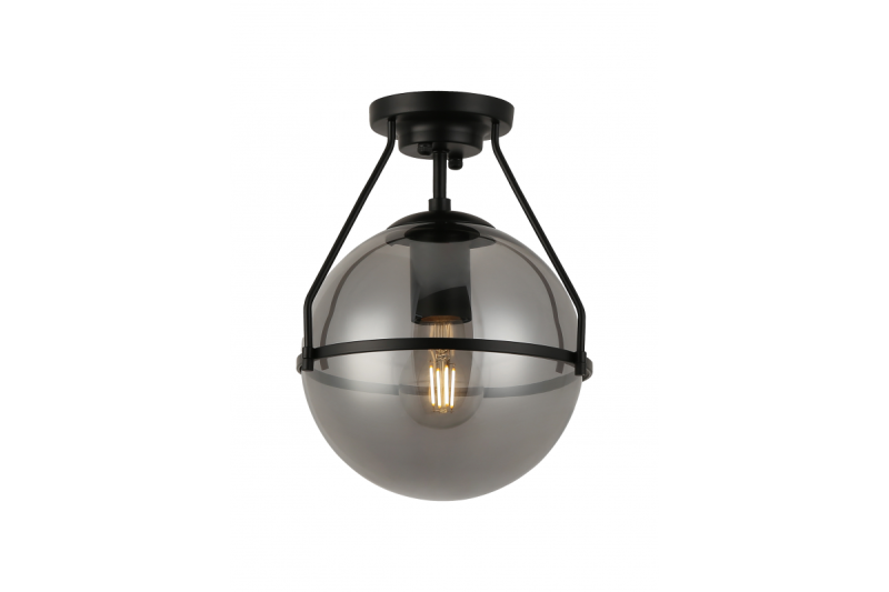 Deckenleuchte DROP, 7165, AC220-240V, 50/60Hz, 1*E27, max.25W, Durchmesser 21 cm, schwarz