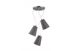 Luminaire de plafond KASEL 3, 6229, AC220-240V, 50/60Hz, 3*E27, max.40W, moy. 46 cm, gris