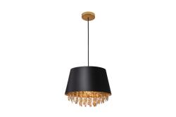 Luminaire de plafond NESTO, 5994, AC220-240V, 50/60Hz, 1*E27, max.40W, IP20, env. 30 cm, noir/or