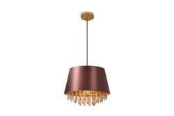 Luminaire de plafond NESTO, 6083, AC220-240V, 50/60Hz, 1*E27, max.40W, IP20, env. 30 cm, marron