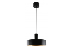 Luminaire de plafond SELVIA II, 9585, max. 250V, 50/60Hz, 1*E27, max.40 W, IP20, moy. 30 cm, noir/or
