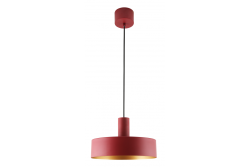 Luminaire de plafond SELVIA II, 5518, max. 250V, 50/60Hz, 1*E27, max.40 W, IP20, env. 30 cm, rouge