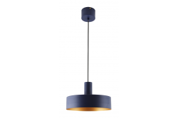 Luminaire de plafond SELVIA II, 6010, max. 250V, 50/60Hz, 1*E27, max.40 W, IP20, env. 30 cm, bleu marine